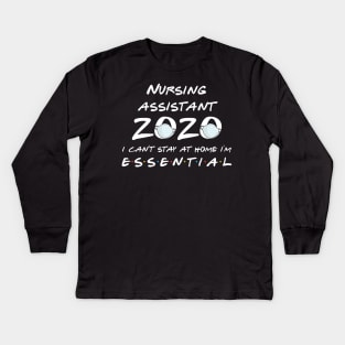 Nursing Assistant 2020 Quarantine Gift Kids Long Sleeve T-Shirt